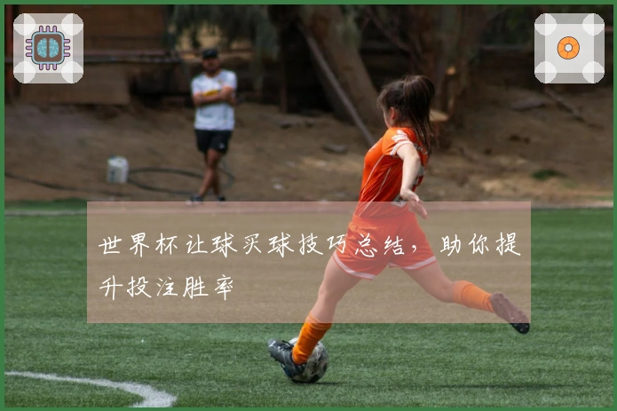 世界杯让球买球技巧总结，助你提升投注胜率